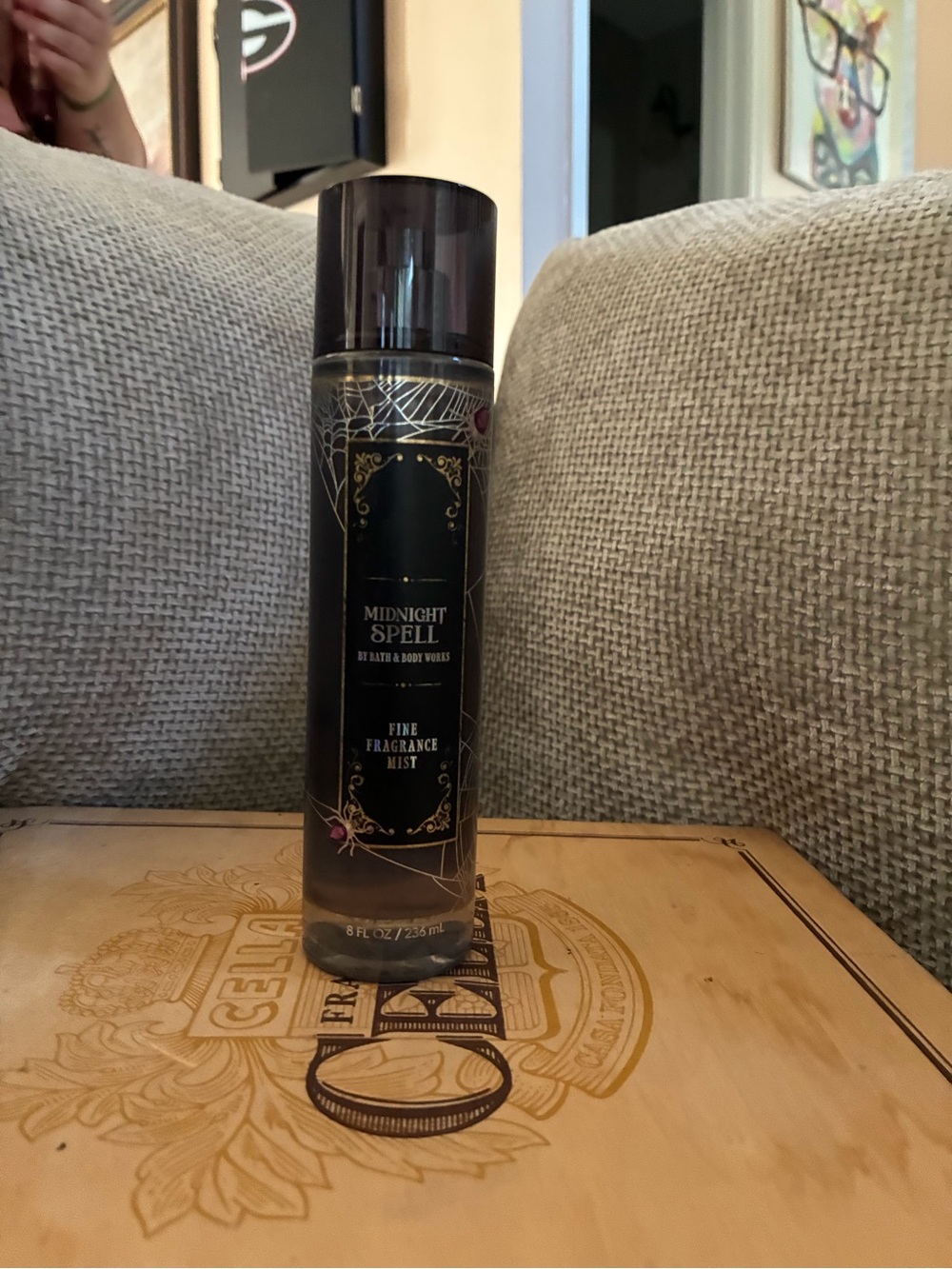 Bath & Body Works Midnight Spell Fine Fragrance Mist - Black & Gold Accents